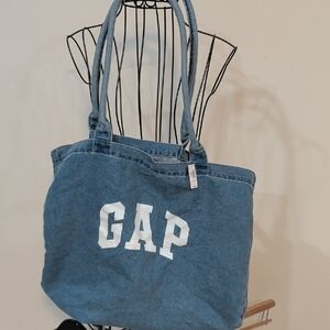 Nwt Vintage GAP Classic Blue Denim Tote
